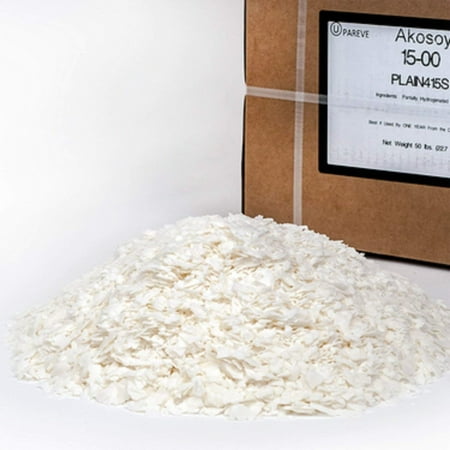 100% SOY WAX FLAKES - 5 LB - FOR CANDLE MAKING SUPPLIES - ALSO COSMETIC GRADE - NO ADDITIVES - BY VIRGINIA CANDLE SUPPLY IN (Best Selling Candles In America)