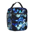 thumbnail image 2 of Shadow Milk Cookie Portable Lunch Bags Tote Shoulder Bag Insulated Lunch Box Picnic Beach Work, 2 of 9