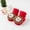 Red, variant on Spazoro Toddler Girls Boys Floor Walking Socks, Cute Print Knitting Cotton Warm Doll Knitted Mid Tube Socks for Child Kids Girls Red Size 0 T