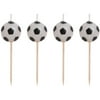 Sports Fanatic Soccer Molded Pick Candles, 4pk