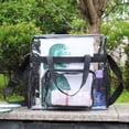 thumbnail image 4 of Cateissary Bolsas de viaje transparentes, bolsa de almacenamiento de cosméticos, impermeable, transparente, de cuerpo cruzado, organizador de Almacenamiento y organización del hogar No.1, 4 of 6