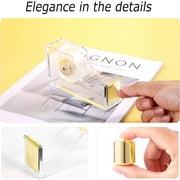 Desk Organizers and Accessories, 7 Pcs Set with 360-Degree Rotating Pen Holder, Stapler, Tape Holder, Staple Remover, Binder/Paper Clips Kit, Scissor and 1 Box of Staples