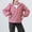 Pink, variant on Women's Lightweight Hooded Jacket Long Sleeve Zip Up Breathable Solid Color Outerwear with Pockets Pink XL(XL)