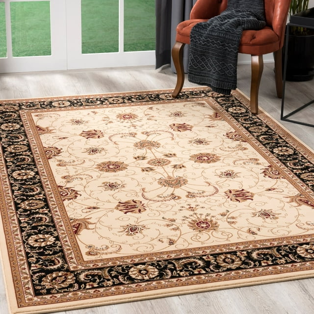Rug Branch Majestic Vintage Persian High-Density Area Rug and Runner, Traditional - JA2117ACRBK313CL