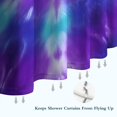 thumbnail image 6 of Purple Blue Tie Dye Spiral Pattern Shower Curtain 36"x72" ,Bathroom Decorative Shower Curtains Set with 12 Hooks,Modern Waterproof Washable Shower Curtain, 6 of 6