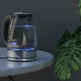 thumbnail image 1 of Electric Kettle, 1500W Water Boiler with Temperature Control, 2L 10 Cups Electric Tea Kettle with Indicator Ring Light BPA Free, Glass Electric Hot Water Kettle, 1 of 8