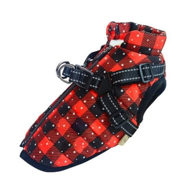 Hearth & Gear Winter Warm Coat Thermal Cold Weather Cozy Apparel Soft Lined Outerwear For Small Medium Large Windproof Reversible Vest Jacket With Adjustable Strap Pet Accessories 24 Dog Dog Necklace
