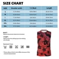 thumbnail image 5 of Lsque Bats And Spiders Print Men's Cotton Blend Sleeveless Muscle Shirts (S-3XL)- Moisture Wicking, Odor Protection, UPF 30+,Medium, 5 of 8