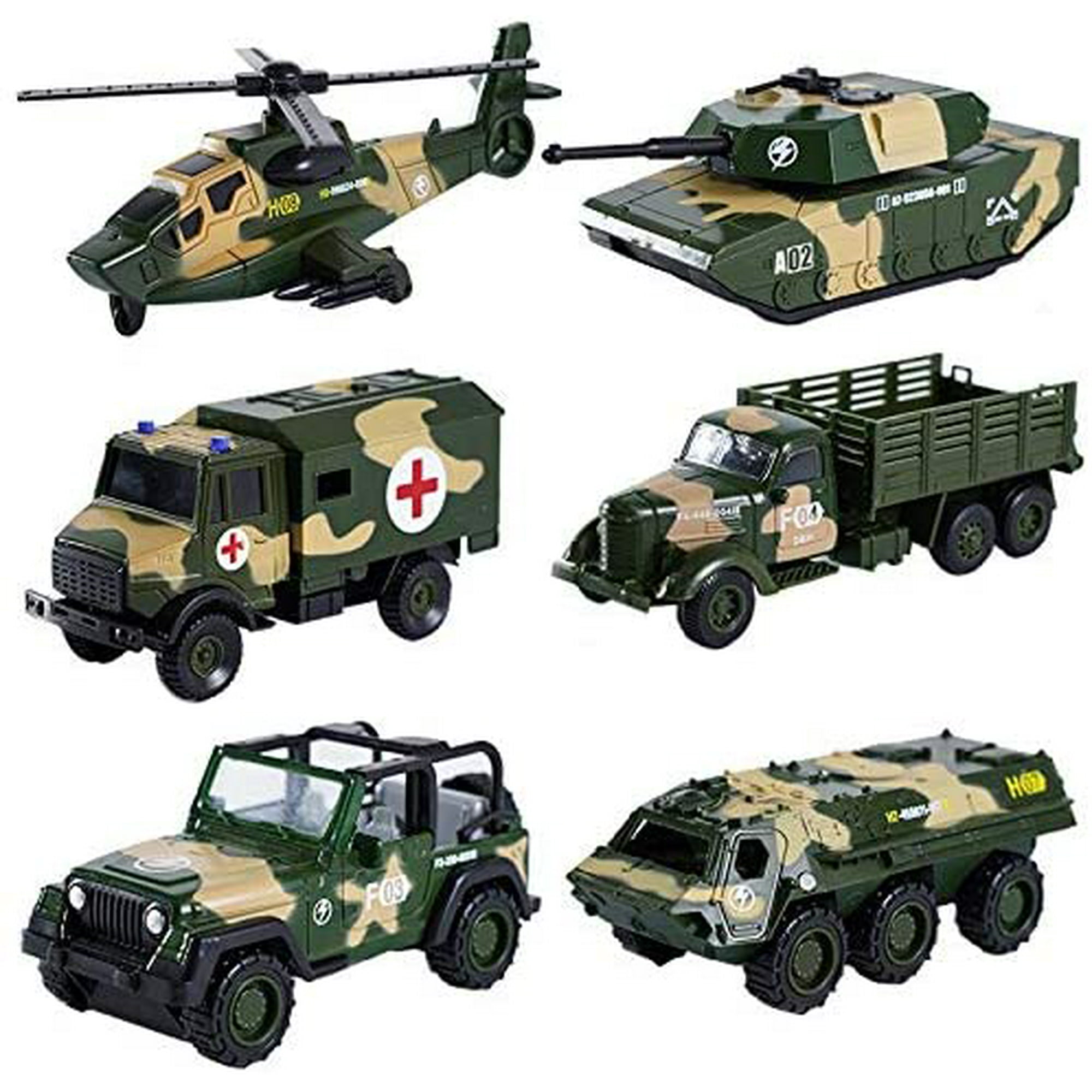 Cast Metal Army Tanks