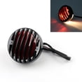thumbnail image 1 of Round Motorcycle Tail Brake Light For Bobber Chopper Rat Custom Black, 1 of 3