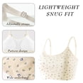 thumbnail image 5 of Girls Padded Training Bra, Lightweight Cotton Crop Cami Bras with Adjustable Straps Wireless Support Perfect for 10-16 Years Daily, 5 of 5