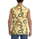 thumbnail image 4 of Balery Various Snake Camisetas sin mangas para hombre, absorbe la humedad y protege contra el mal olor.-Small, 4 of 7