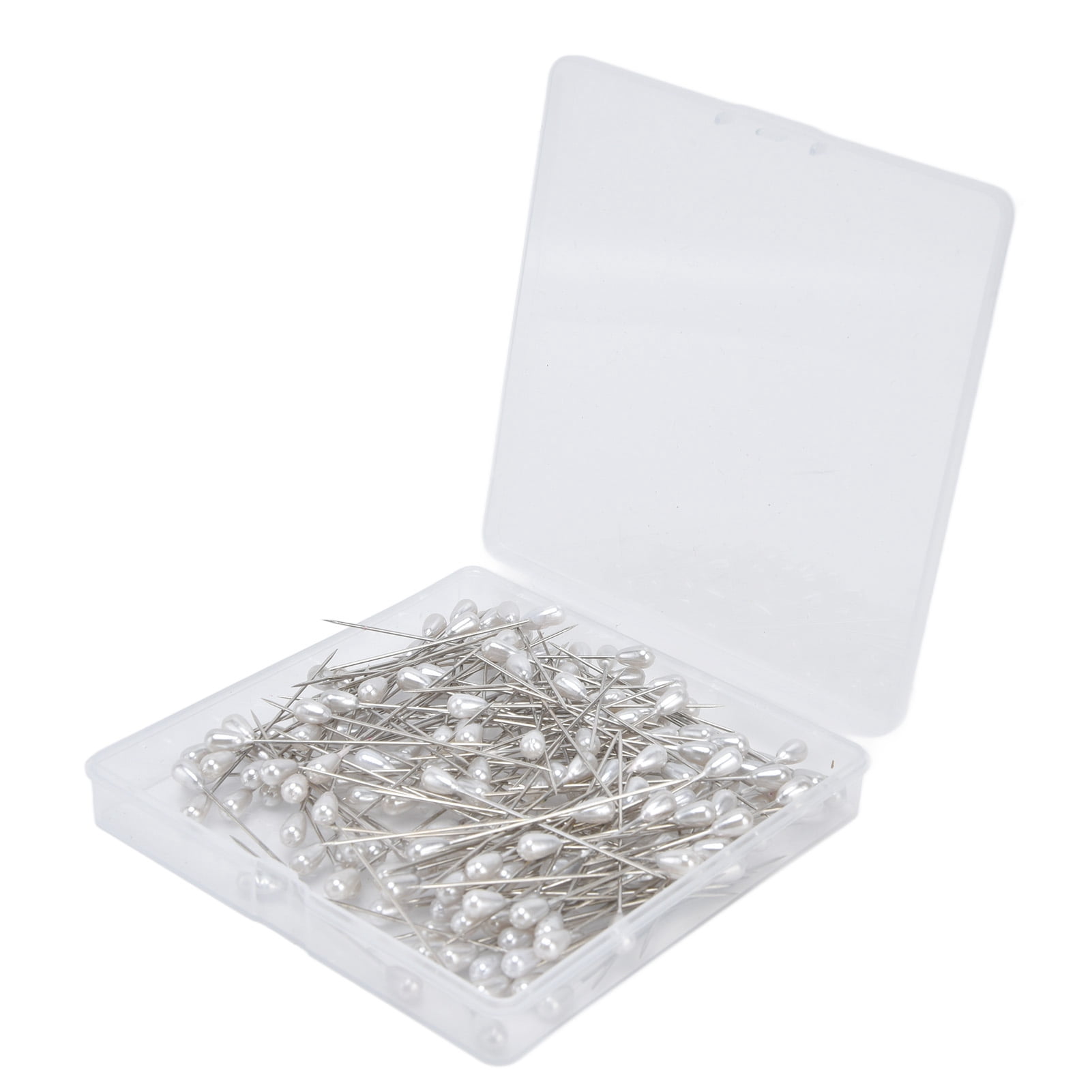 Pearlized Ball Head Pins,200pcs Teardrop Pearl Head Wedding