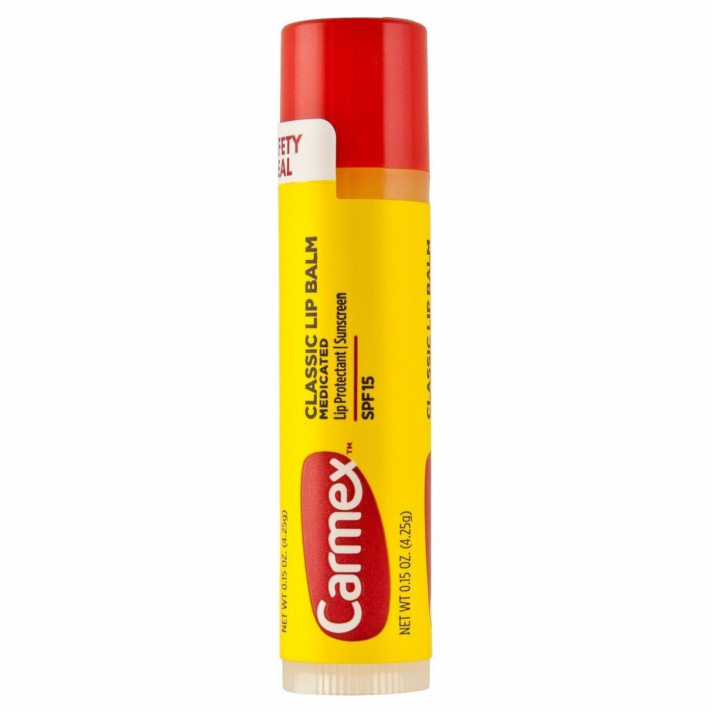Carmex Classic Medicated Lip Balm, SPF 15, 3 ea (Pack of 6)