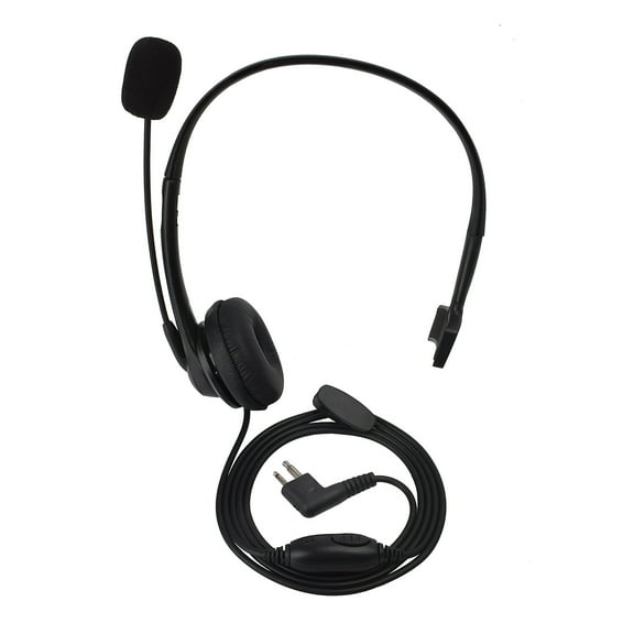 Noise Cancelling Earpiece W/Boom Mic with In-Line PTT/Mic for Motorola CP200 GP88 300 CT150 P040 PRO1150 SP10 XTN500 Radios