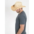 thumbnail image 6 of Natural Straw Maverick Drifter Cowboy Hat, 6 of 6