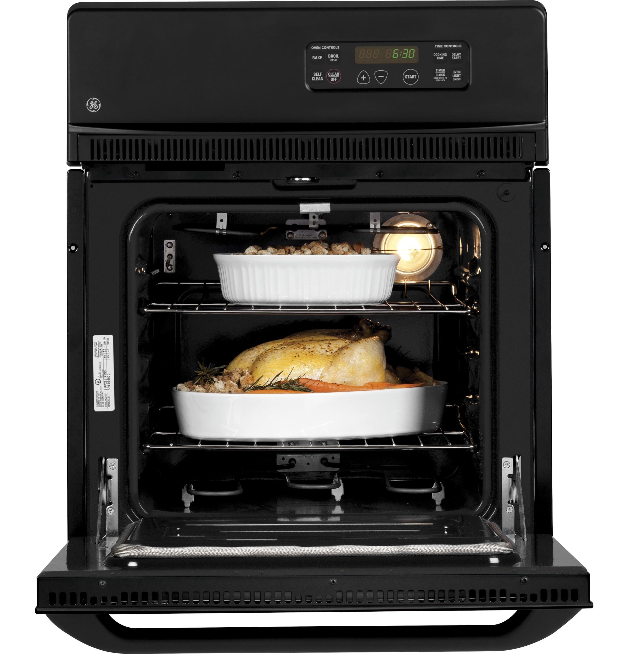 GE APPLIANCES JRP20BJBB single wall electric oven