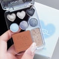 thumbnail image 1 of Heart/shaped 8/color Eyeshadow Tray with Blush Highlight/, 1 of 8