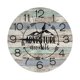 thumbnail image 1 of Reloj de pared Adventure Awaits: reloj de pared silencioso de 10 pulgadas que no hace tictac, estilo rústico retro campestre, decorativo para sala de estar, cocina, hogar, baño y dormitorio, 1 of 7