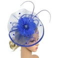 thumbnail image 6 of MESSUEN Fascinators Hats for Women Ladies Fascinator Hats Fascinator Hats for Women Hat for Tea Party Women Girl Hat Dress Hat Hats for Tea Party for Women Blue One Size, 6 of 7