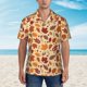 thumbnail image 2 of Balery Autumn Leaves 2 Camisas hawaianas de manga corta para hombre, camisas playeras de corte holgado, camisas de vacaciones con botones,X-Large, 2 of 7