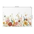 thumbnail image 5 of SUNOLIFE Floral Placemats Set of 4,Spring Flower Linen Fabric Table Mats for Dining Table Decorations 12x18 inch, 5 of 5