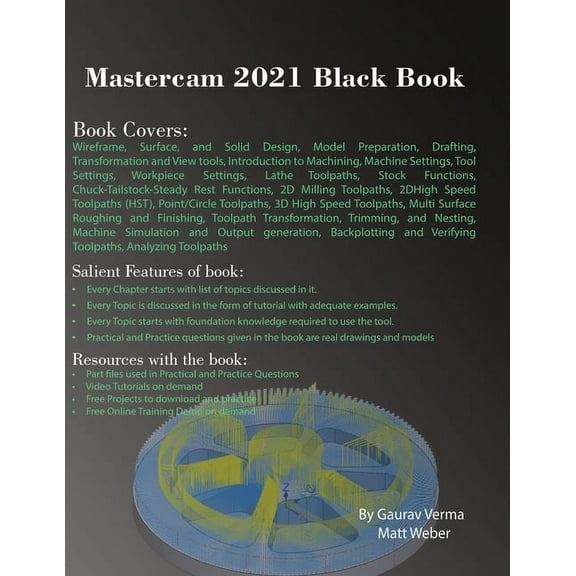 Mastercam 2021 Black Book (Paperback)