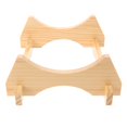 thumbnail image 3 of GOOHOCHY Soporte de repuesto para barril de roble añejado - Soporte para cubo de cerveza de 5 l - Soporte para jarra de bebidas - Base de madera para jarras de agua de un galón - Exhibidor para barra, 3 of 3