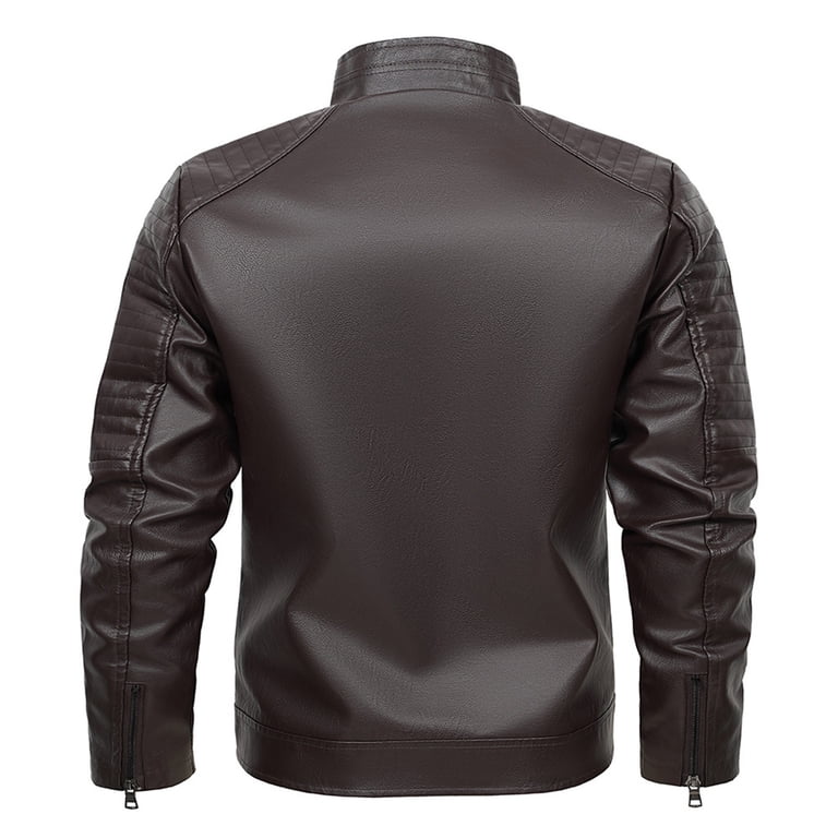 Nmnitkp Jackets for Men Easy Cleaning Care Men's Stand Collar