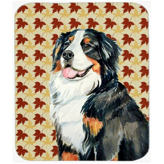 Carolines Treasures  Bernese Mountain Dog Fall Leaves Portrait Mouse Pad