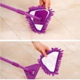 thumbnail image 4 of Ghopy Telescopic Mini Microfiber Mop 180° Rotatable Cleaning Mop Adjustable Triangle Dust Mop Extendable Handle for Home Kitchen Bathroom Floor Wall Ceiling Bed Bottom, 4 of 4