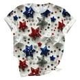 thumbnail image 5 of VerPetridure American Flag Shirt for Women 4th of July Tee Shirt USA Stars Stripes T-Shirt Patriotic Summer Tunic Tops, 5 of 5