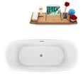 thumbnail image 3 of 67" Streamline N663BNK Freestanding Tub and Tray With Internal Drain, 3 of 7