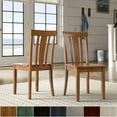 thumbnail image 2 of iNSPIRE Q Wilmington II Slat Back Wood Dining Side Chairs by  Classic (Set of 2), 2 of 5