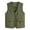 Olive Green, variant on WREESH Fashion Vest Men'S Thin Sports Multi-Bag Casual Loose Mountaineering Tooling Outdoor Jackets Black