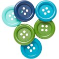 thumbnail image 2 of Blumenthal Lansing Favorite Findings Big Basic Buttons, 6/Pkg, Ocean Multi-Colored, 2 of 2