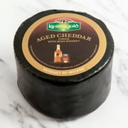 Kerrygold Aged Cheddar Cheese with Irish Whiskey and igourmet Cheese Storage Bag - Whole Wheel (5 pound)