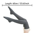 thumbnail image 4 of HNMKIU Womens High Socks Opaque Lace Thigh High Stockings Fashionable Hosiery for Elegant,Size One Size, 4 of 8