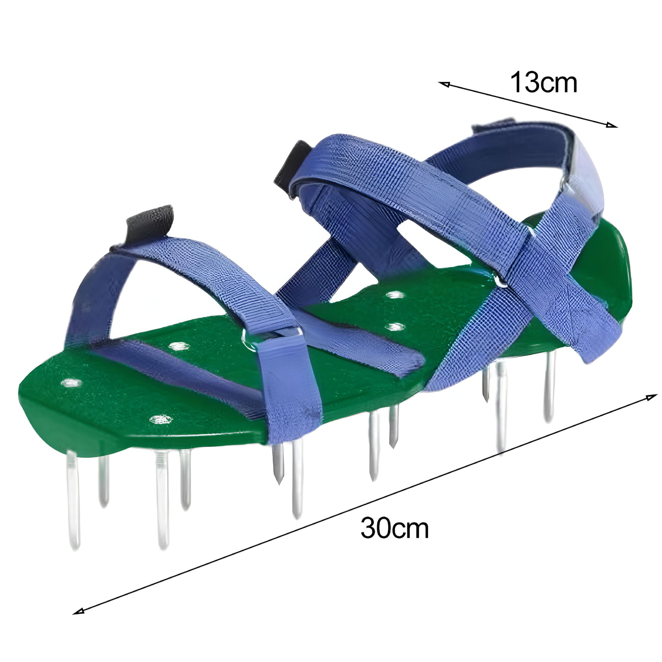 EXLEAF 2026 New Lawn Aerator Shoes with Hook and Loop Strap Adjustable Spikes Shoes Soil Yard Aerator Lawn Care Tool for Patio Garden for Lawn, Yard, Garden, Backyard, Turf