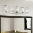 thumbnail image 2 of Livex Lighting - Hillcrest - 5 Light Bath Vanity in Coastal Style - 35.75 Inches, 2 of 14