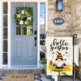 thumbnail image 4 of Gnome Bee Summer Garden Flag 12.5x18 Double Sided for Outside, Hello Sunshine Sunflower Seasonal Yard Flag Outdoor Farmhouse Decoration 16-12, 4 of 6