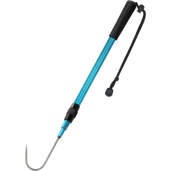 SAN LIKE 120cm Fishing Gaffs Stainless Sea Fishing Spear Hook Tackle