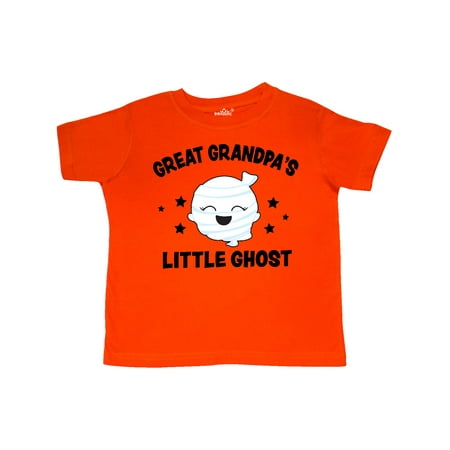 

Inktastic Cute Great Grandpa s Little Ghost with Stars Gift Toddler Toddler Girl T-Shirt