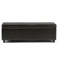 thumbnail image 3 of Avalon 48 inch Wide Contemporary Storage Ottoman Bench in Tanners Brown Vegan Leather, 3 of 11