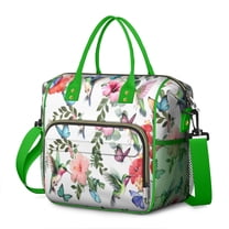 Pioneer Flower Floral Print Pattern Womens Lunch Box for Work,Insulated Large Lunch Bag for Tween and Teen,Loncheras Para Mujer,Leakproof Adult Lunch Bag for Work,Beach,Travel,Picnic,Camping