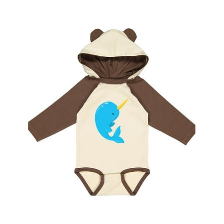 

Inktastic Narwhal Gift Baby Boy or Baby Girl Long Sleeve Bodysuit
