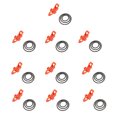 thumbnail image 1 of Eigraketly 10 Uds gancho Keeper plástico colgador multiusos dispositivos de cebo de caña dispositivo de pesca anzuelos suministros señuelos accesorios Pescar Rojo Eigraketly OD030637-04, 1 of 6