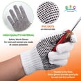 thumbnail image 3 of String Knit Gloves with Grip Dots 10'', Pack of 480 White Work Cotton Gloves with Polyester Materials, Reusable PVC Dotted Working Gloves, Safety Work Gloves for Industrial Work, 3 of 8