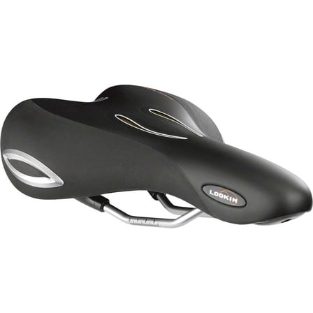Selle Royal Lookin Saddle - Steel, Black, Relaxed