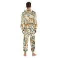 thumbnail image 4 of FORMRS Onesies Pajama for Adults Unisex Hoodie Winter Jumpsuit One Piece Sleepwear, Sizes S-2XL, Deer Pattern, 4 of 7